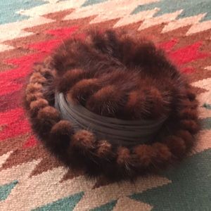 Vintage Mink Fur Hat